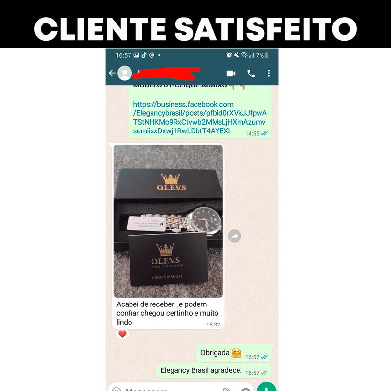 Relógio Diamond ( À prova d água) Promoção encerra dia 28-12-2023